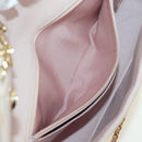 CHANEL Choco Bar Icon Chain Shoulder Bag Lamb Skin Gold Pink CC Auth 179351SV-26
