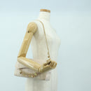 CHANEL Choco Bar Icon Chain Shoulder Bag Lamb Skin Gold Pink CC Auth 179351SV-30