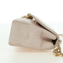 CHANEL Choco Bar Icon Chain Shoulder Bag Lamb Skin Gold Pink CC Auth 179351SV-5