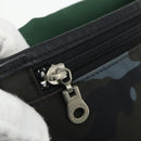 BURBERRY Black label Shoulder Bag Nylon Blue Silver Auth 179352A-20