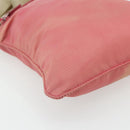 PRADA Shoulder Bag Nylon Pink Silver Auth 179353-14