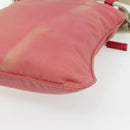 PRADA Shoulder Bag Nylon Pink Silver Auth 179353-15