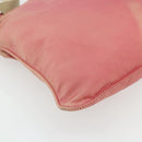 PRADA Shoulder Bag Nylon Pink Silver Auth 179353-16