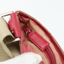 PRADA Shoulder Bag Nylon Pink Silver Auth 179353-10
