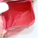 PRADA Shoulder Bag Nylon Pink Silver Auth 179353-22