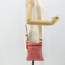 PRADA Shoulder Bag Nylon Pink Silver Auth 179353-23