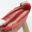 PRADA Shoulder Bag Nylon Pink Silver Auth 179353-6