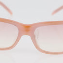 CHANEL Sunglasses metal 2 Set Pink White CC Auth 179360-11