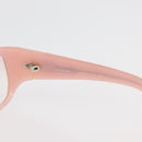 CHANEL Sunglasses metal 2 Set Pink White CC Auth 179360-14