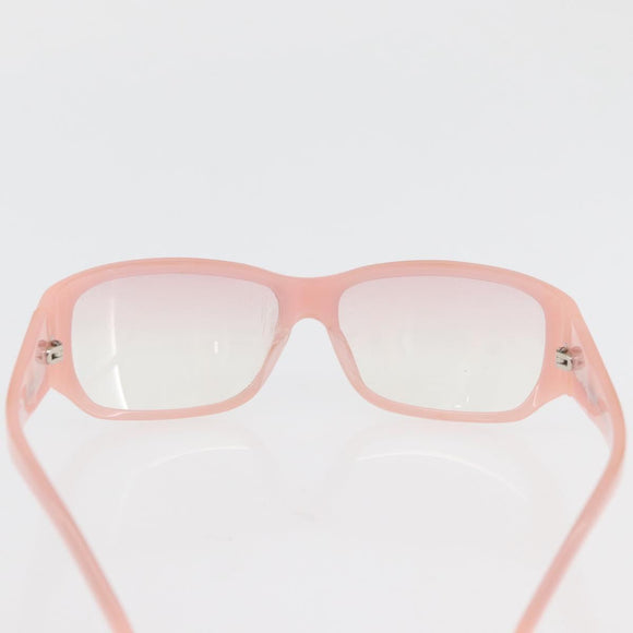 CHANEL Sunglasses metal 2 Set Pink White CC Auth 179360