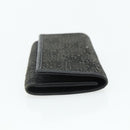 GUCCI GG Canvas Key Case Silver Black Auth 179365A-4