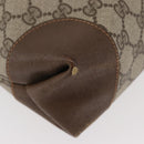 GUCCI GG Supreme Web Sherry Line Bag PVC Beige Red 002 904 0131 Auth 179371A-16