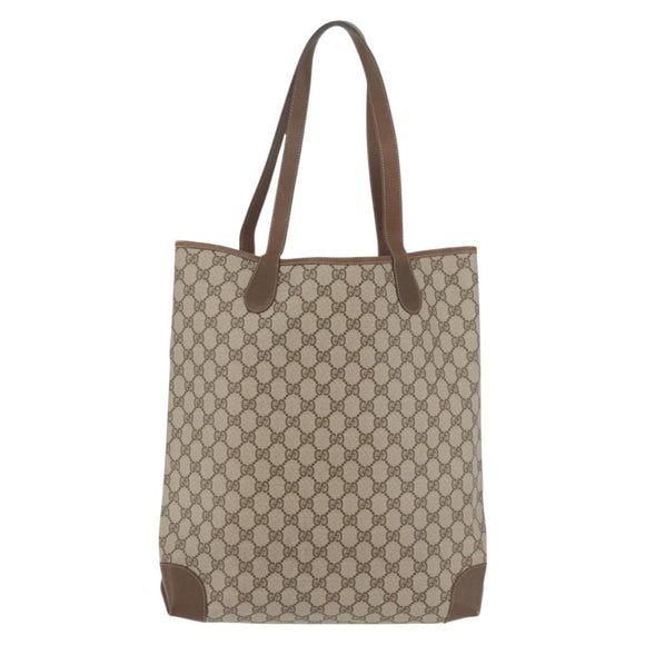 GUCCI GG Supreme Web Sherry Line Bag PVC Beige Red 002 904 0131 Auth 179371A