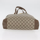 GUCCI GG Supreme Web Sherry Line Bag PVC Beige Red 002 904 0131 Auth 179371A-5
