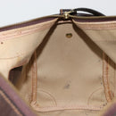 GUCCI GG Supreme Web Sherry Line Hand Bag PVC Beige Gold Auth 179372-19