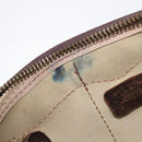 GUCCI GG Supreme Web Sherry Line Handtasche PVC Beige Gold Auth 179372-21