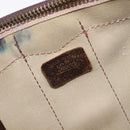 GUCCI GG Supreme Web Sherry Line Handtasche PVC Beige Gold Auth 179372-22