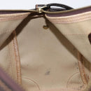 GUCCI GG Supreme Web Sherry Line Handtasche PVC Beige Gold Auth 179372-24