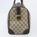 GUCCI GG Supreme Web Sherry Line Handtasche PVC Beige Gold Auth 179372-3