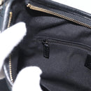 GUCCI Abbey GG Canvas Shoulder Bag Black Gold 130738 Auth 179375A-21