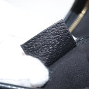 GUCCI Abbey GG Canvas Shoulder Bag Black Gold 130738 Auth 179375A-23