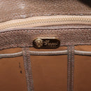 GUCCI Shoulder Bag Leather Brown Gold 000 110 0886 Auth 179377-15