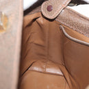 GUCCI Shoulder Bag Leather Brown Gold 000 110 0886 Auth 179377-18