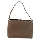 GUCCI Shoulder Bag Leather Brown Gold 000 110 0886 Auth 179377-2