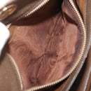 GUCCI Shoulder Bag Leather Brown Gold 000 110 0886 Auth 179377-20