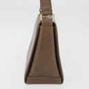 GUCCI Shoulder Bag Leather Brown Gold 000 110 0886 Auth 179377-4