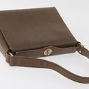 GUCCI Shoulder Bag Leather Brown Gold 000 110 0886 Auth 179377-6