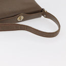 GUCCI Shoulder Bag Leather Brown Gold 000 110 0886 Auth 179377-7