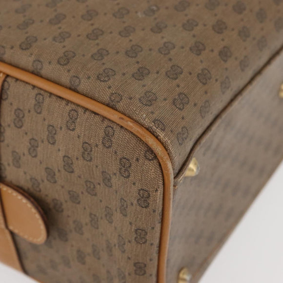 GUCCI Micro GG Supreme Hand Bag PVC Beige Gold 002 115 0165 Auth 179378