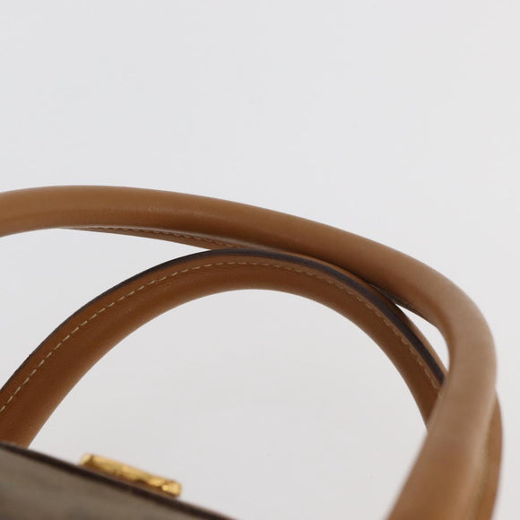 GUCCI Micro GG Supreme Hand Bag PVC Beige Gold 002 115 0165 Auth 179378