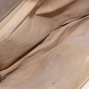 GUCCI GG Supreme Shoulder Bag PVC Beige Gold Auth 179384-19