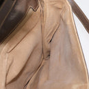 GUCCI GG Supreme Shoulder Bag PVC Beige Gold Auth 179384-20