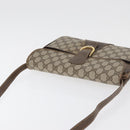 GUCCI GG Supreme Shoulder Bag PVC Beige Gold Auth 179384-7