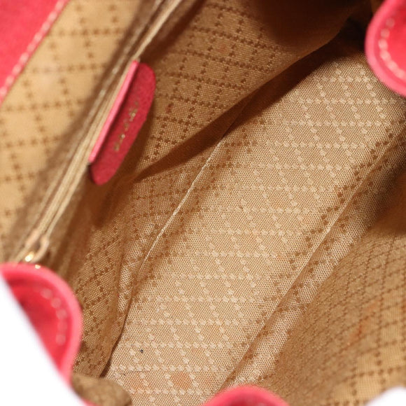 GUCCI Bamboo Backpack Suede Red Gold 003 1956 0030 Auth 179385