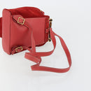 GUCCI Bamboo Backpack Suede Red Gold 003 1956 0030 Auth 179385-9