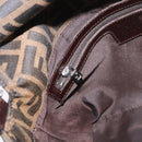 FENDI Zucca Canvas Mamma Baguette Schoudertas Zwart Bruin Auth 179387V-24