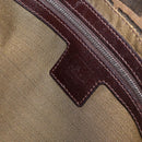 FENDI Zucca Canvas Mamma Baguette Shoulder Bag Black Brown Auth 179389V-21