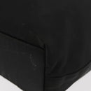 Christian Dior Maris Pearl Hand Bag Nylon Black Silver Auth 179390-16