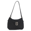 FENDI Zucca Canvas Tote Bag Black Silver Auth 179392-1