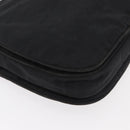 FENDI Zucca Canvas Tote Bag Black Silver Auth 179392-9