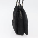 FENDI Zucca Canvas Tote Bag Black Silver Auth 179392-3