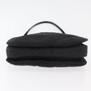 FENDI Zucca Canvas Tote Bag Black Silver Auth 179392-5