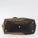 GUCCI GG Canvas Abbey Tote Bag Beige Gold 169946 Auth 179393-10