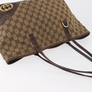 GUCCI GG Canvas Abbey Tote Bag Beige Gold 169946 Auth 179393-7