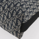 Christian Dior Trotter Canvas Shoulder Bag Navy Silver Auth 179394A-14