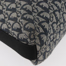 Christian Dior Trotter Canvas Shoulder Bag Navy Silver Auth 179394A-15